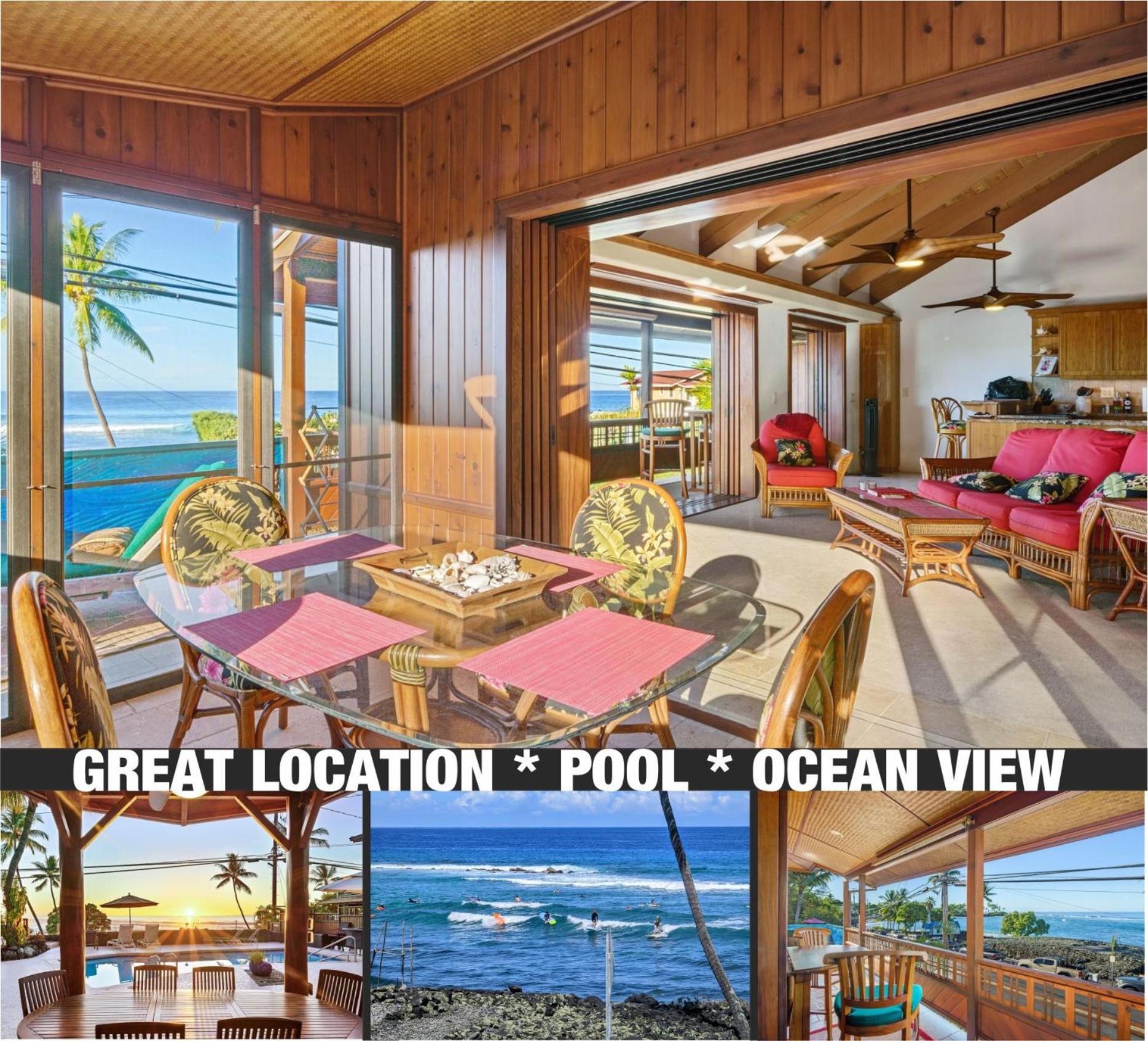 카일루아 코나 Seaspray Oceanview 아파트 외부 사진